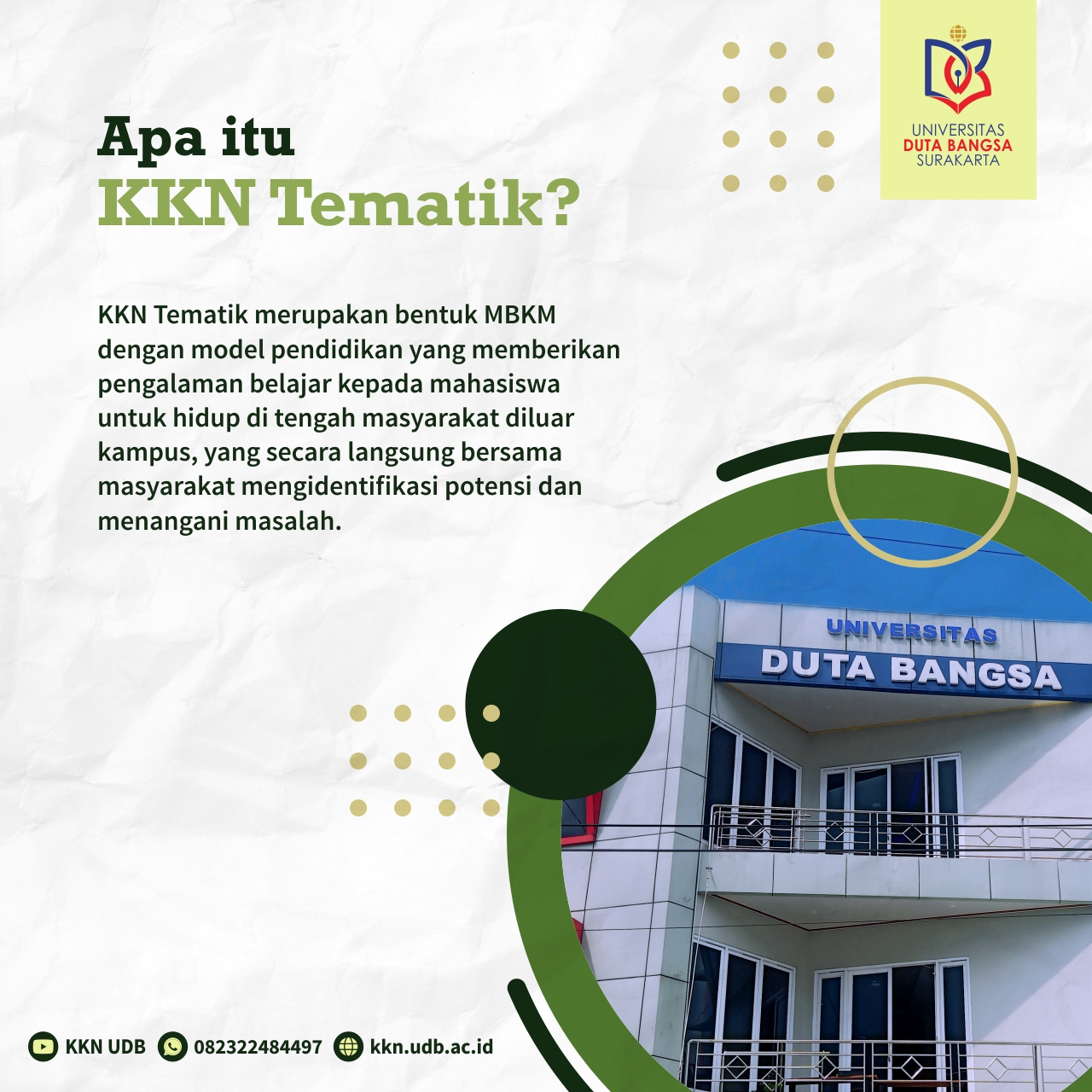 Udb Pelaksanaan Kkn Tematik Periode Bagi Mahasiswa Angkatan